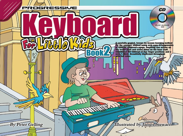 Progressive Keyboard Method for Little Kids Book 2 Bk/CD