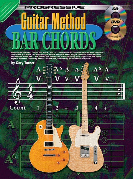 Progressive Guitar Method - Bar Chords Bk/CD/DVD