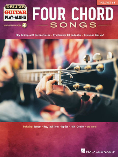 Four Chord Songs - Deluxe Guitar Play-Along Volume 13