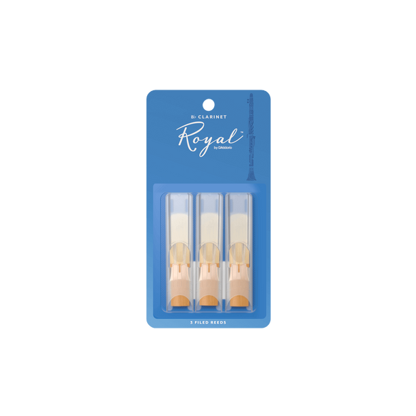 Rico Royal Bb Clarinet Reeds - 3 Pack