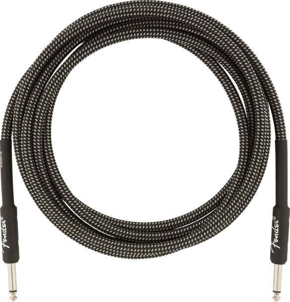 Fender Professional Series Instrument Cables, 10', Gray Tweed