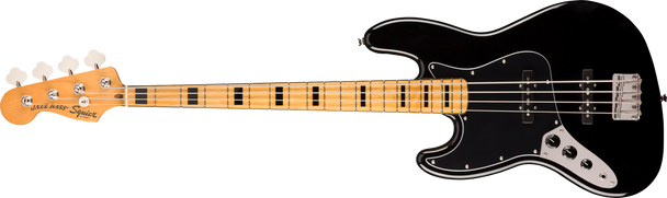 Squier Classic Vibe '70s Jazz Bass® Left-Handed, Maple Fingerboard, Black