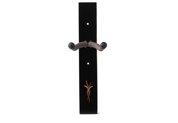 Taylor Bouquet Guitar Hanger - Ebony, Wood Inlay