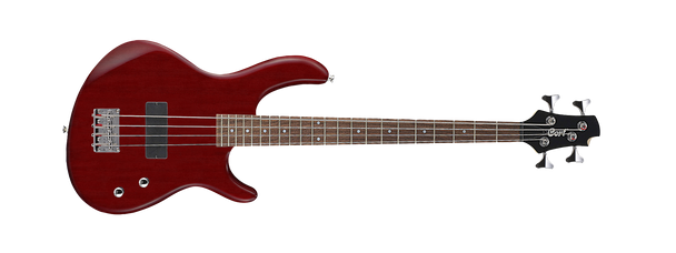 Cort Action Junior Electric Bass Open Pore Cherry Short Scale