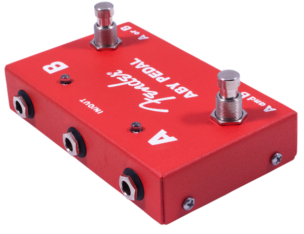 Fender® 2-Switch ABY Pedal, Red