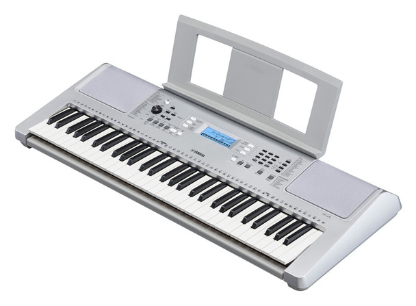 Yamaha YPT370 Portable Keyboard (Includes free HPH50B Headphones) Same as Yamaha PSRE373 but in silver.