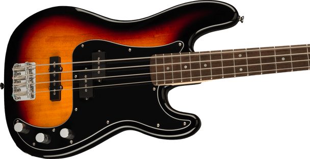 Squier Affinity Series (Save $100 for Click and Collect)Precision Bass® PJ Pack, Laurel Fingerboard, 3-Color Sunburst, Gig Bag, Rumble 15 - 240V AU