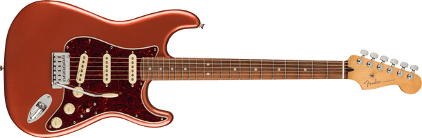 Fender Player Plus Stratocaster®, Pau Ferro Fingerboard, Aged Candy Apple Red