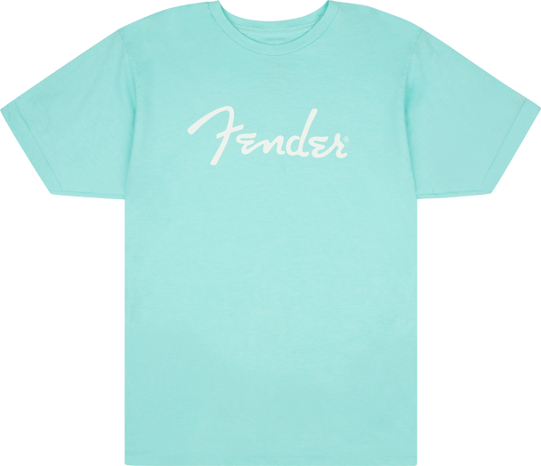 Fender® Spaghetti Logo T-Shirt, Daphne Blue, M