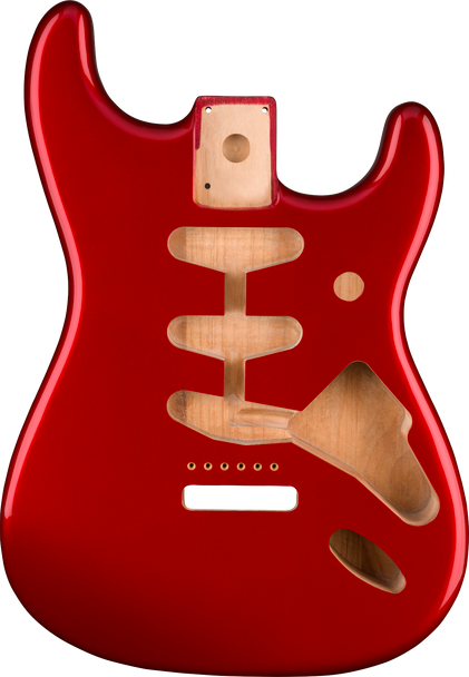 Fender Classic Series 60's Stratocaster® SSS Alder Body Vintage Bridge Mount, Candy Apple Red