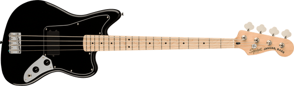 Squier Affinity Seriesª Jaguar¨ Bass H, Maple Fingerboard, Black Pickguard, Black