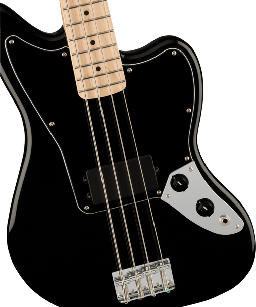 Squier Affinity Series™ Jaguar® Bass H, Maple Fingerboard, Black Pickguard, Black