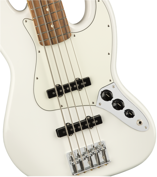 Fender Player Jazz Bass® V, Pau Ferro Fingerboard, Polar White