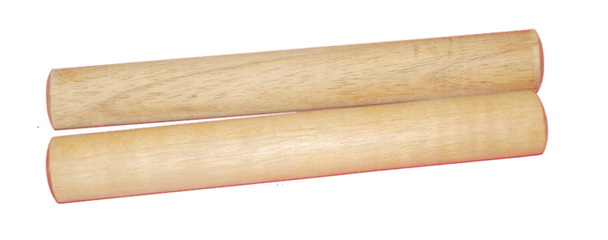 Mano Percussion Hardwood Claves - 9.75"