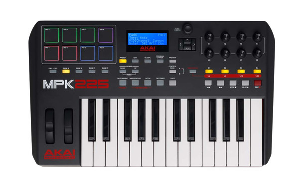 Akai MPK225 Performance USB Midi Keyboard Controller