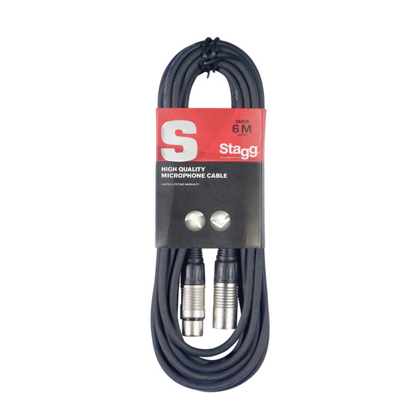 Stagg Microphone Cable - 6m