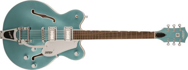 Gretsch G5622T-140 Electromatic® 140th Double Platinum Center Block with Bigsby®, Laurel Fingerboard, Two-Tone Stone Platinum/Pearl Platinum