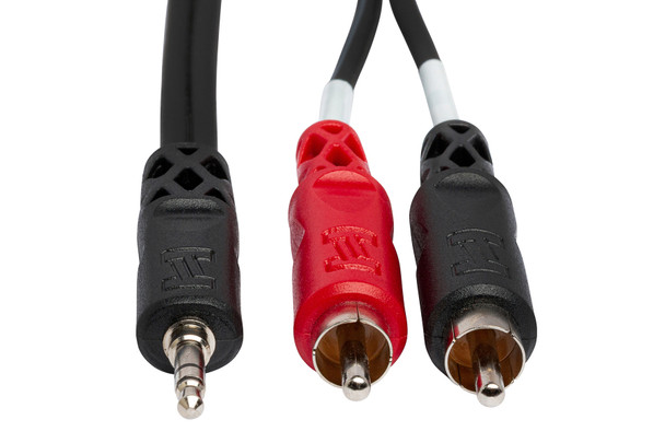 Hosa CMR-206 Stereo Breakout Cable 3.5mm TRS to Dual RCA - 6ft