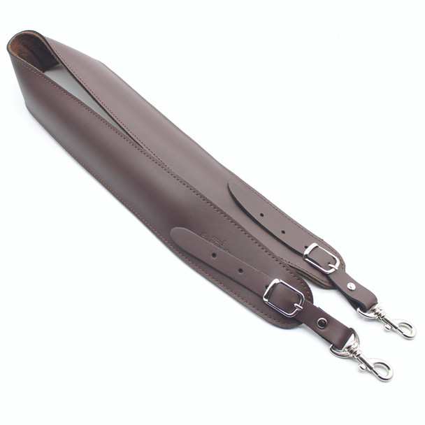 DSL Banjo Saddle Brown/Brown Clip Strap