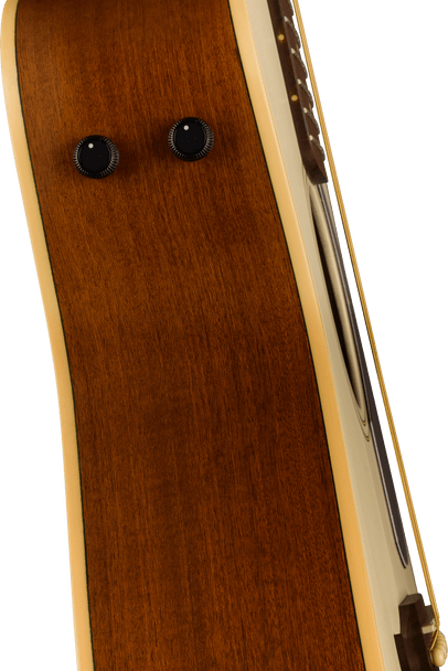 Fender Malibu Player, Walnut Fingerboard, Tortoiseshell Pickguard, Olympic White