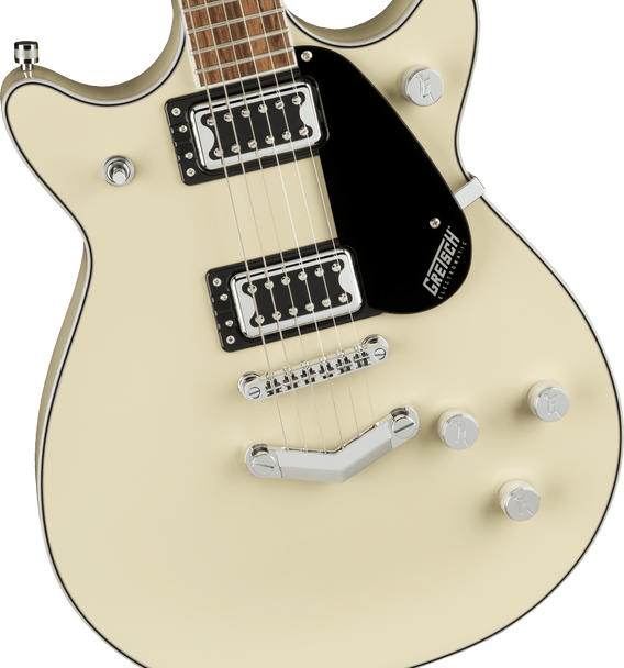 Gretsch G5222 Electromatic® Double Jet™ BT with V-Stoptail, Laurel Fingerboard, Vintage White