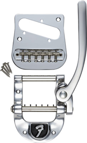 Bigsby® B5F Fender Telecaster Vibrato Kit with Fender® "F" Stamp, Polished Aluminum