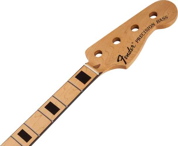 Fender Classic Series 70's Precision Bass® Neck, 20 Medium Jumbo Frets, Block Inlay, Maple