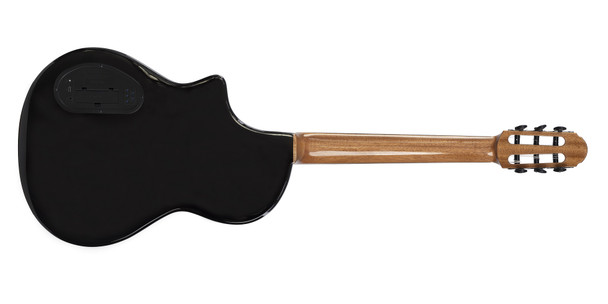 Katoh Hispania Thinline Hybrid Classical Guitar with Bag - Trans Black