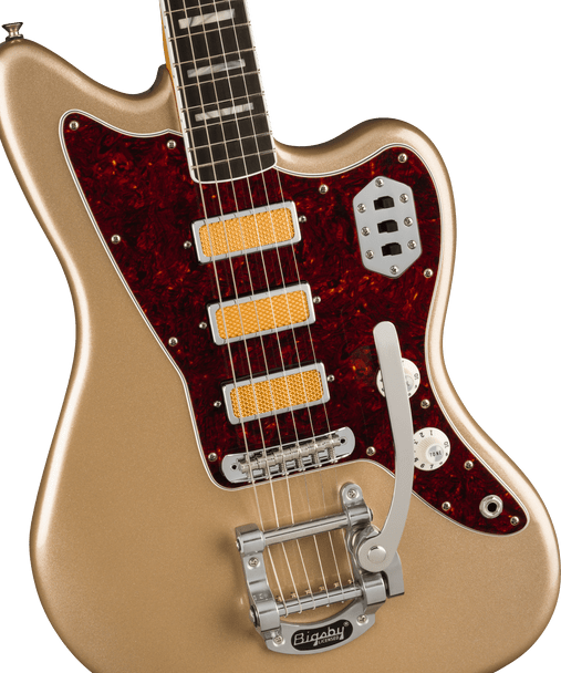 Fender Gold Foil Jazzmaster, Ebony Fingerboard, Shoreline Gold