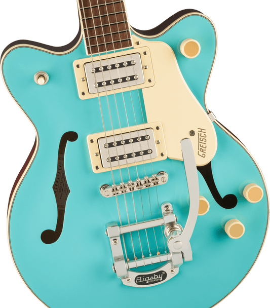 Gretsch G2655T Streamliner Center Block Jr. Double-Cut with Bigsby, Laurel Fingerboard, Tropico