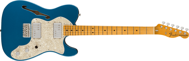 B-Stock Fender American Vintage II 1972 Telecaster Thinline, Maple Fingerboard, Lake Placid Blue