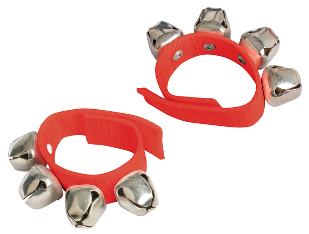 Mano Percussion Wrist Bells - Red