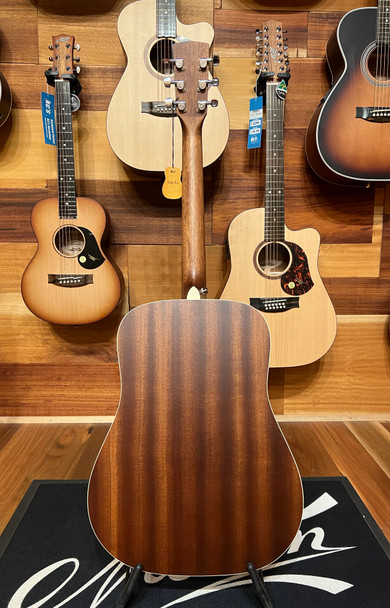 Cort Earth 70 Left Hand Dreadnought Acoustic Guitar - Open Pore Natural