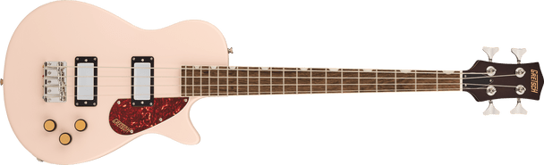Gretsch Streamliner Jet Club Bass Single-Cut, Laurel Fingerboard, Shell Pink