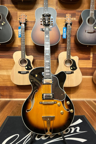 Pre-Owned Electa ES-175 Style Jazz Box Hollow Body Guitar with Hard Case