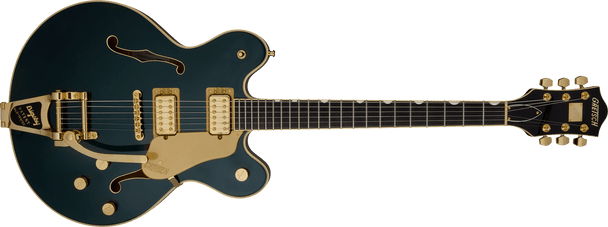 Gretsch Broadkaster LX Center Block with String-Thru Bigsby and Gold Hardware, Ebony Fingerboard, Cadillac Green