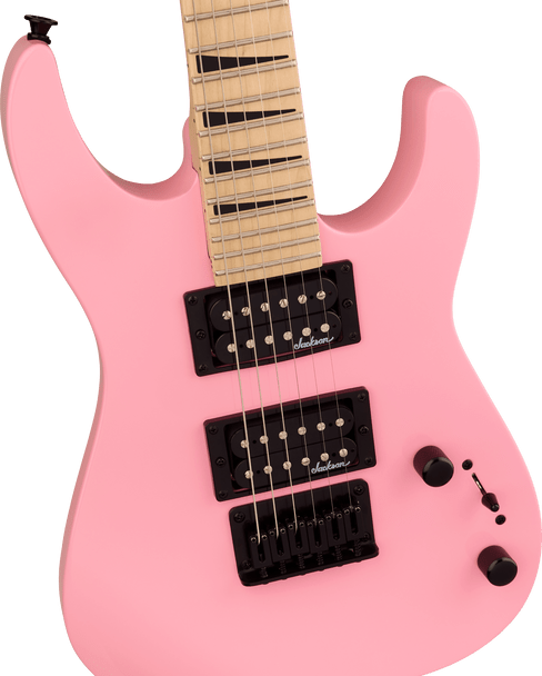 Jackson JS Series Dinky Minion JS1XM, Maple Fingerboard, Bubble Gum Pink
