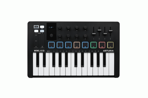 Arturia MiniLab 3 Universal Midi Controller - Black