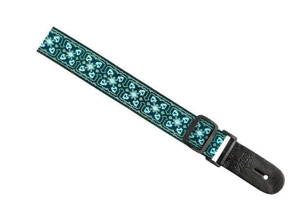 XTR Jacquard Ukulele Strap - White/Blue