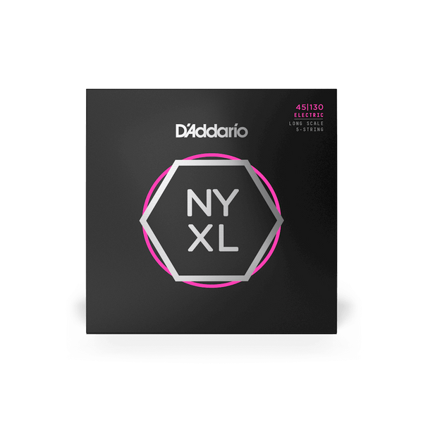D'addario Bass Guitar Strings NYXL45130 5 String Set 45/130