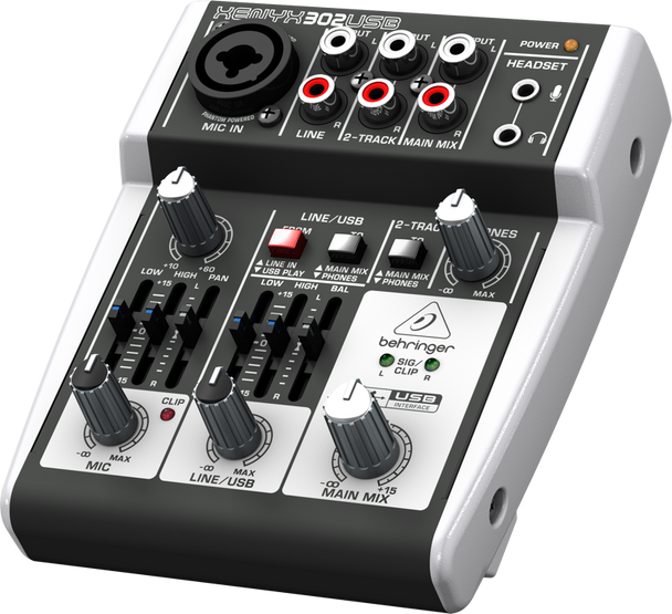 Behringer Xenyx 302USB 5ch Mixer