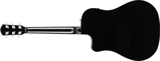Fender CD-60SCE Dreadnought, Walnut Fingerboard, Black