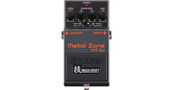 Boss MT-2W Metal Zone Distortion Pedal "WAZA CRAFT"