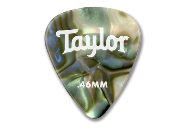 Taylor Celluloid 351 Picks, Abalone - 12 Pack