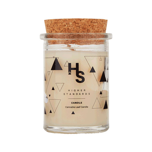 Higher Standards Cannabis Leaf Candle