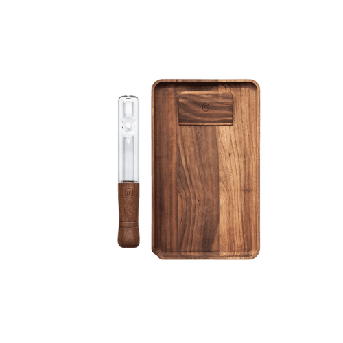 Marley Natural Black Walnut Steamroller + Large Tray Bundle