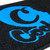 Cookies Floor Mat PVC and Vinyl Black with Blue Logo
