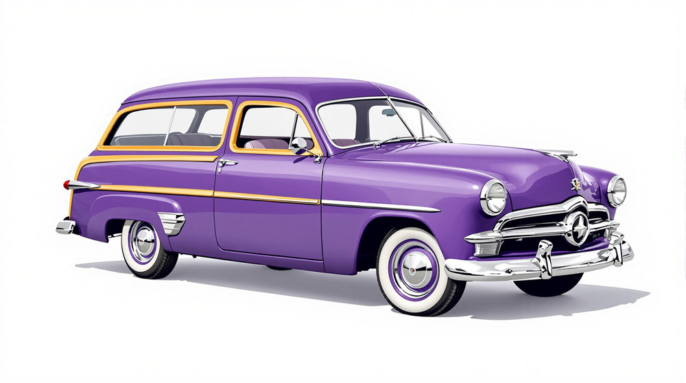 1950 Ford Ranch Wagon Catalog and Classic Car Guide, Ratings and Features