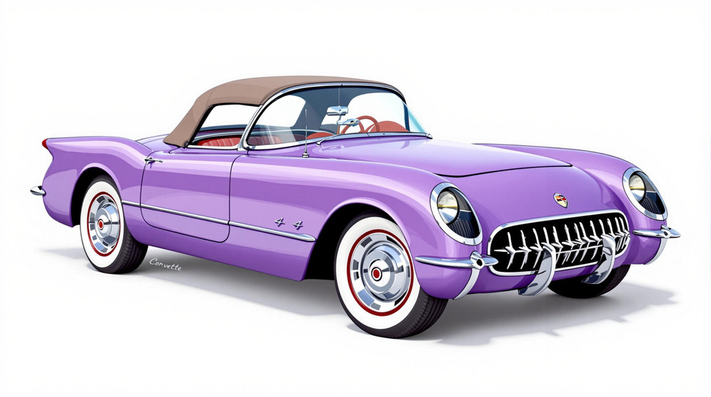 1954 Chevrolet Corvette Catalog and Classic Car Guide, Ratings and Features