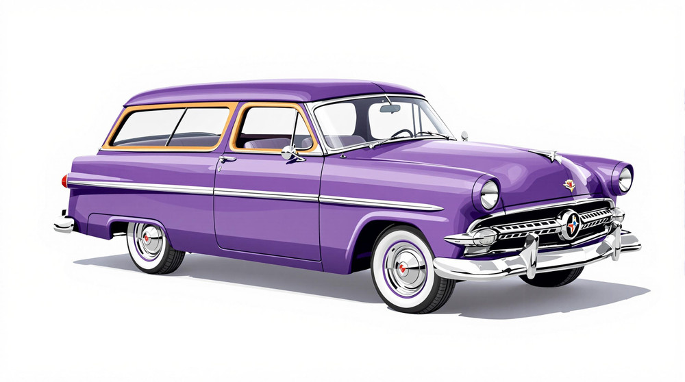 1954 Ford Ranch Wagon Catalog and Classic Car Guide, Ratings and Features